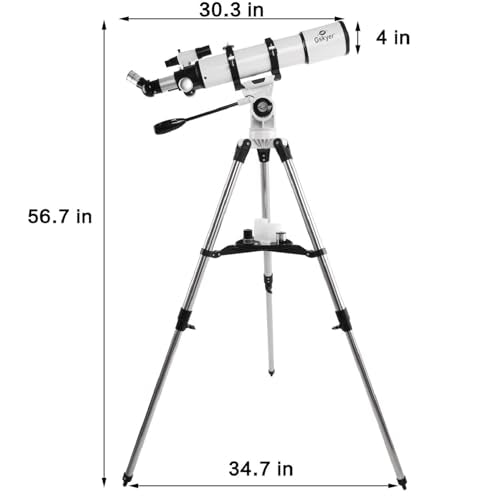 70mm Aperture 400mm Astronomical Refracting Telescope with Carry Bag F77846