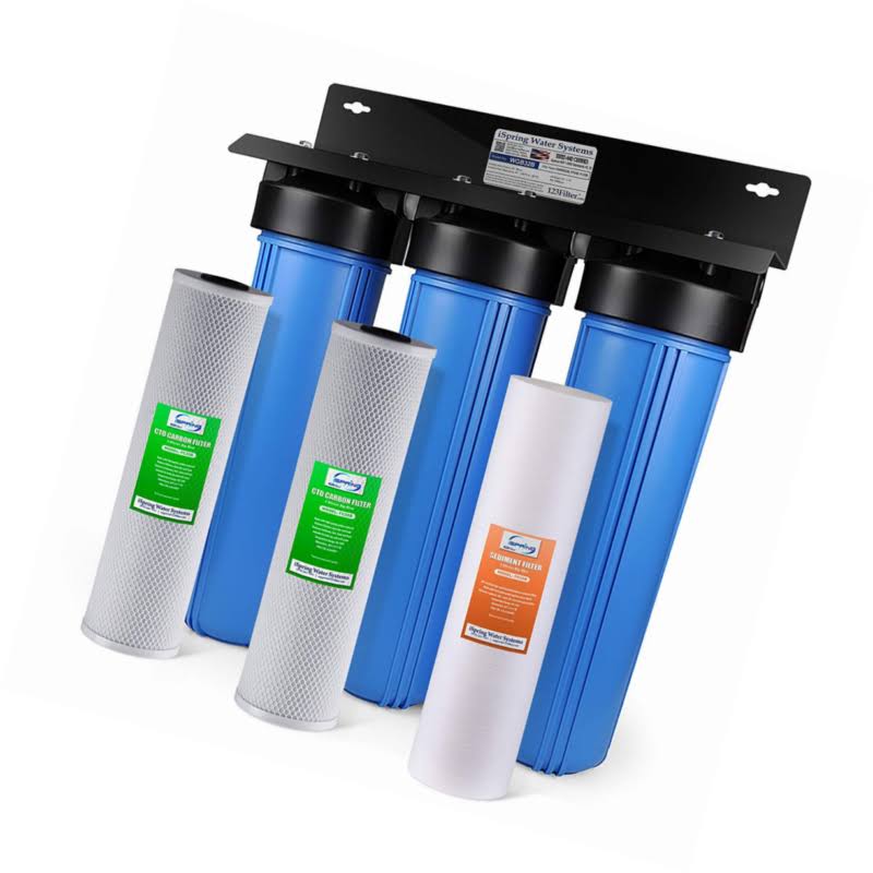 3-Stage Whole House Water Filtration System with 20-inch Big Blue Filters O9989