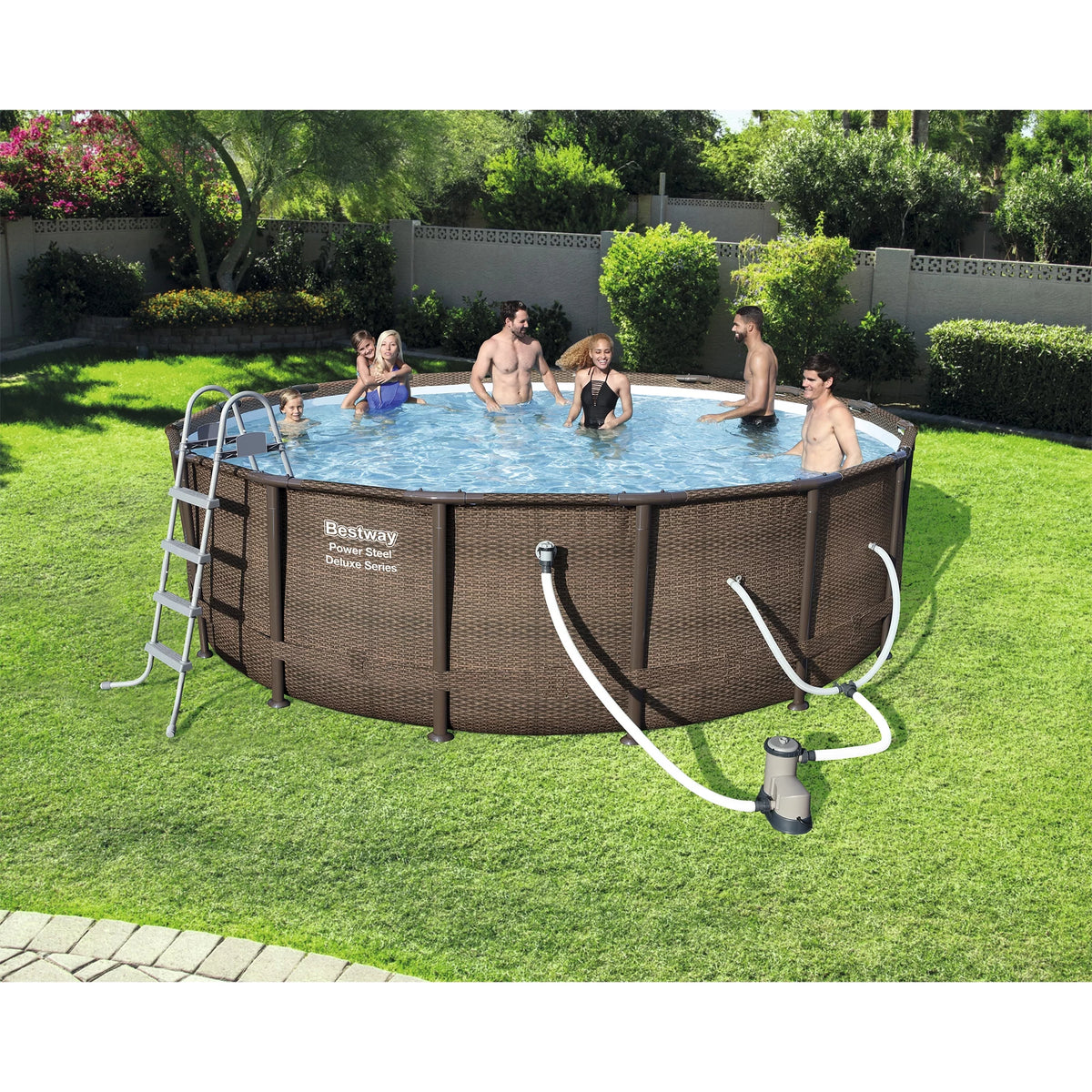 Round Above Ground Swimming Pool Set S64003
