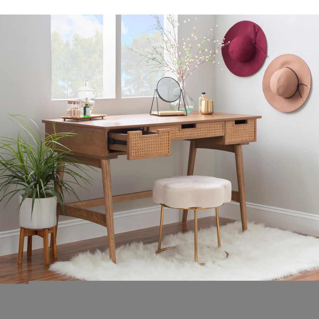 Natural Rattan Desk F5769