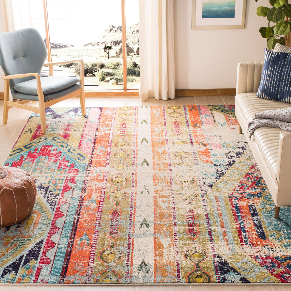 Light Grey / Multi Runner T4578