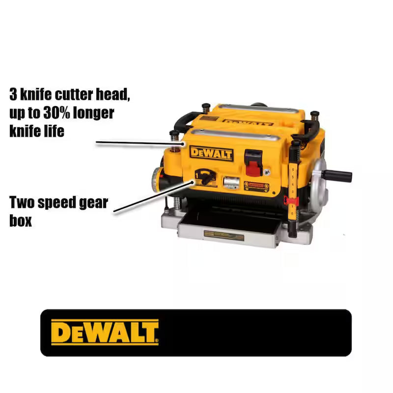 13 in. 15 Amp 2-Speed Bench Planer C7428