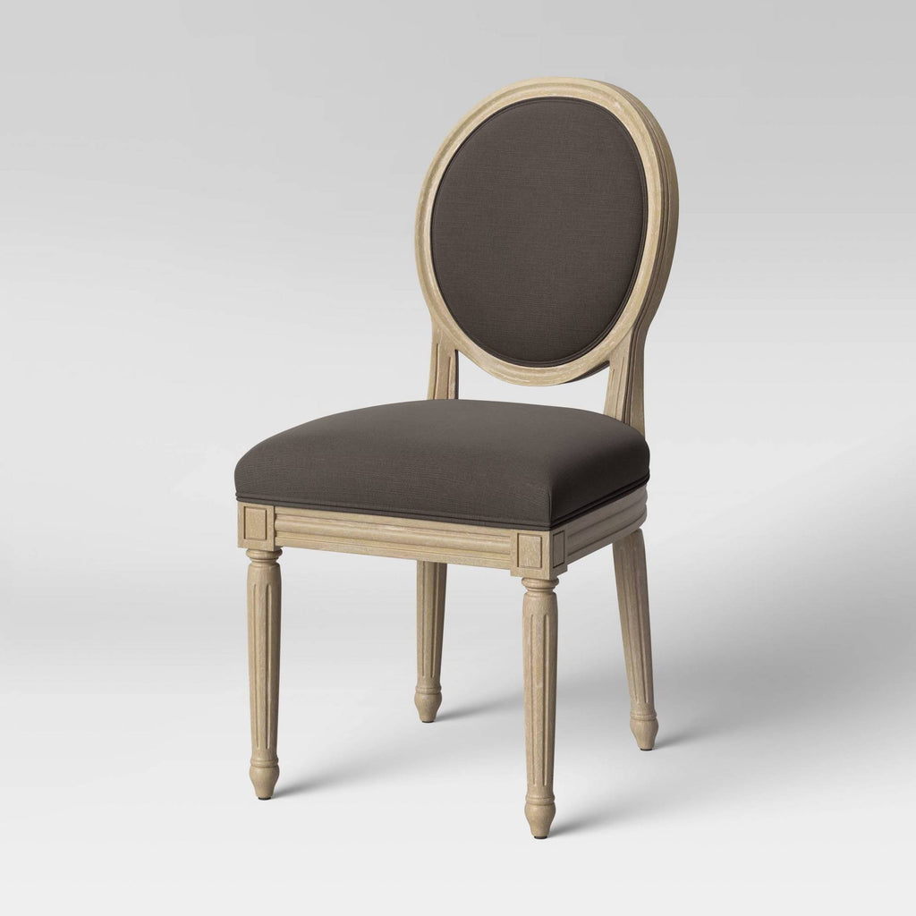 Oval Back Dining Chair Gray N204658