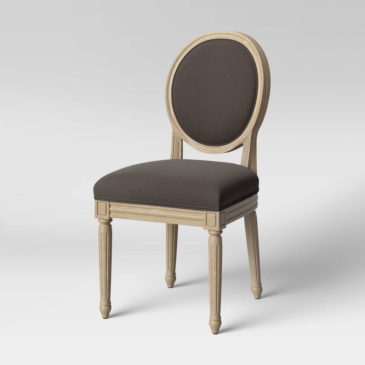 Oval Back Dining Chair Gray N204658