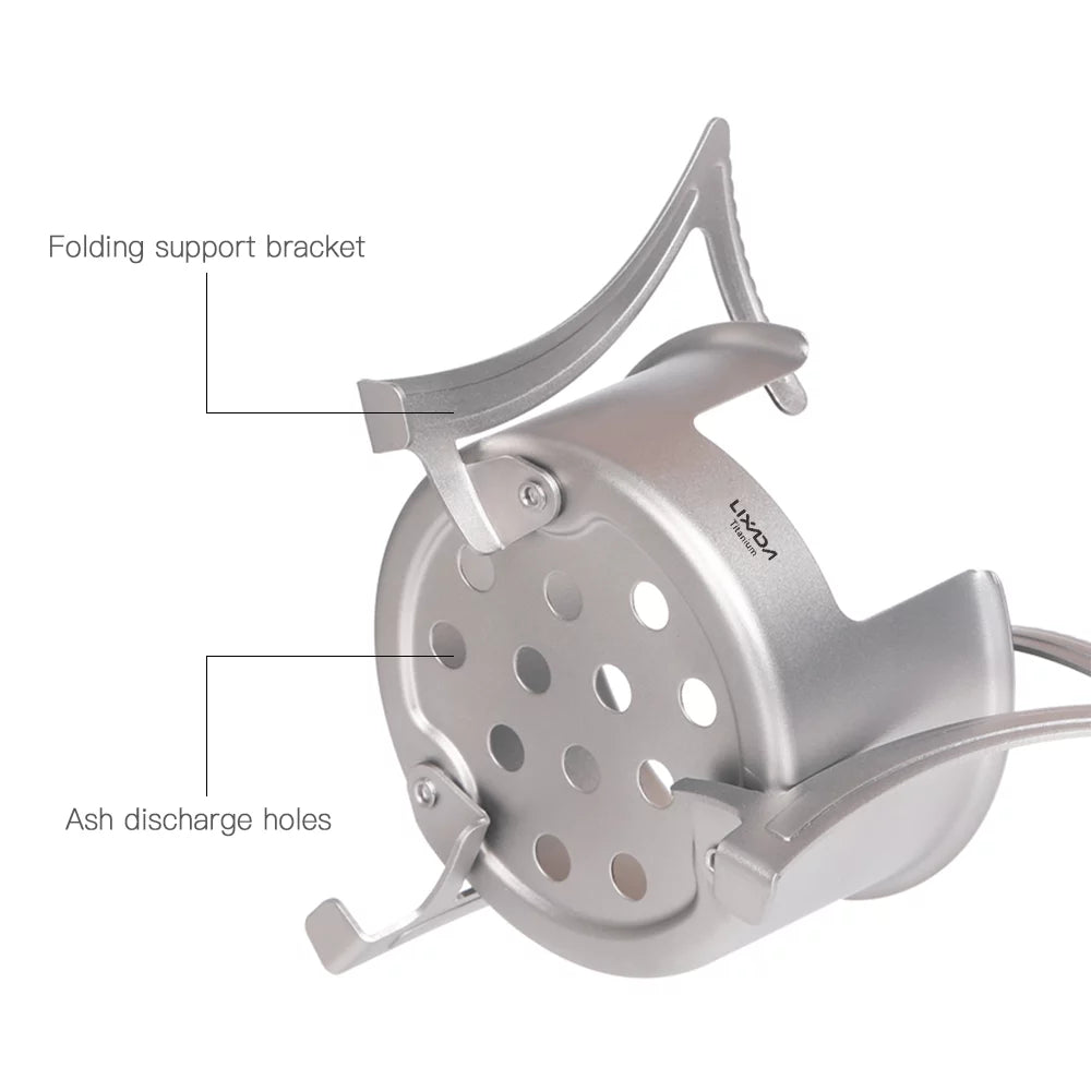 Ultralight Mini Pocket Alcohol Stove Titanium A2385