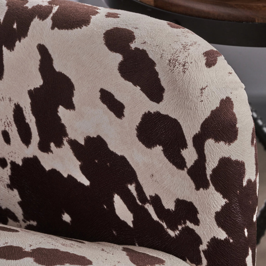 Milk Cow Velvet Club Chair S147218