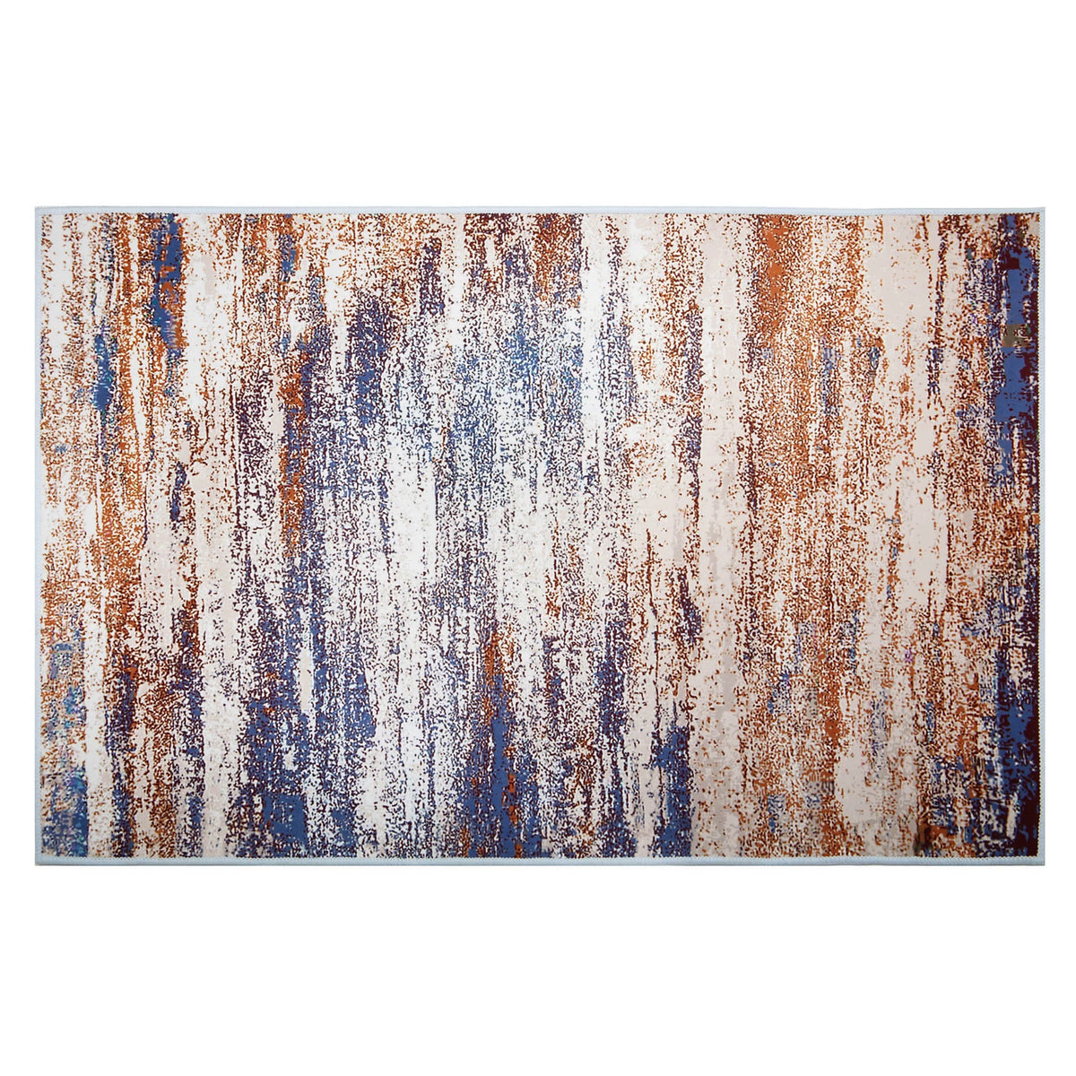 Abstract Faded Boho Vintage Diamond Area Rug U25282