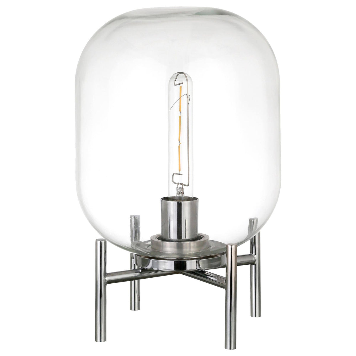Clear Glass Globe Table Lamp L947976
