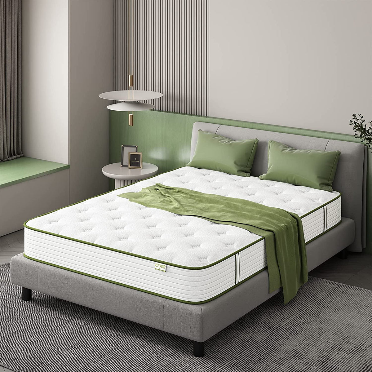 12 Hybrid King Memory Foam Mattress with Wrapped Innersprings X5424