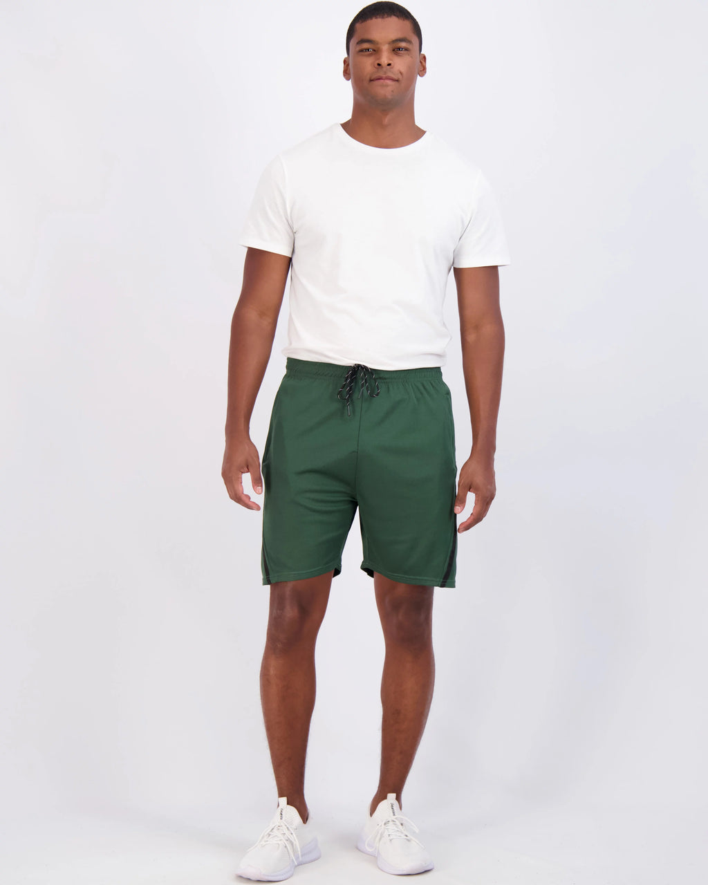 4 Pack Men's Quick Dry Mesh Athletic Shorts with Zipper Pockets F24225