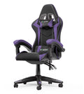 Purple Ergonomic Gaming Chair with Headrest & Lumbar Pillow L7330