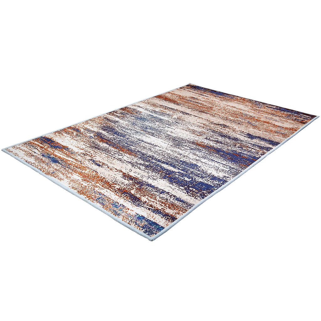 Abstract Faded Boho Vintage Diamond Area Rug U25282