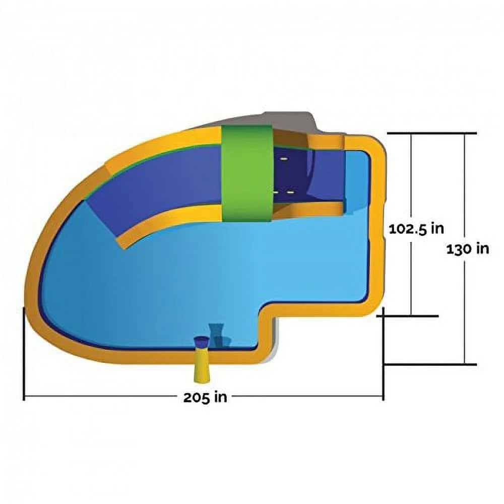 19' Inflatable Water Slide E907154