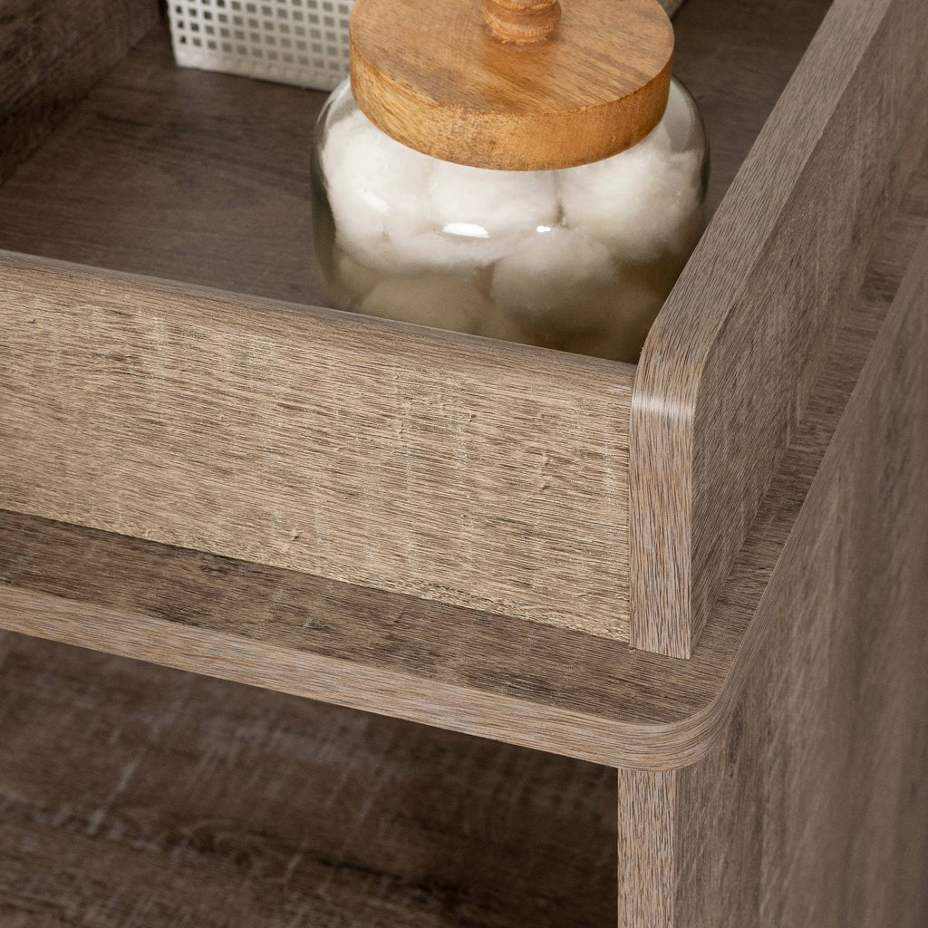 Weathered Oak Changing Table T302