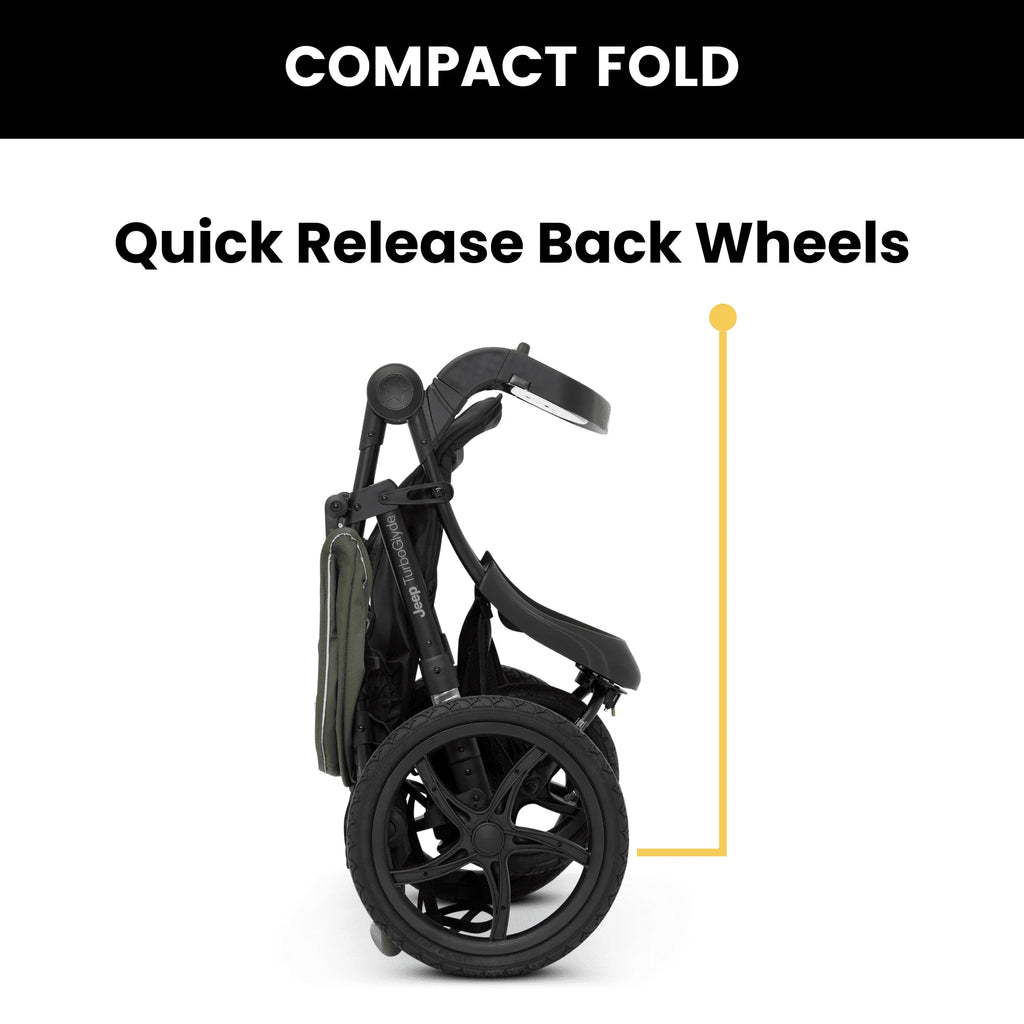 Black Jogging Stroller M602