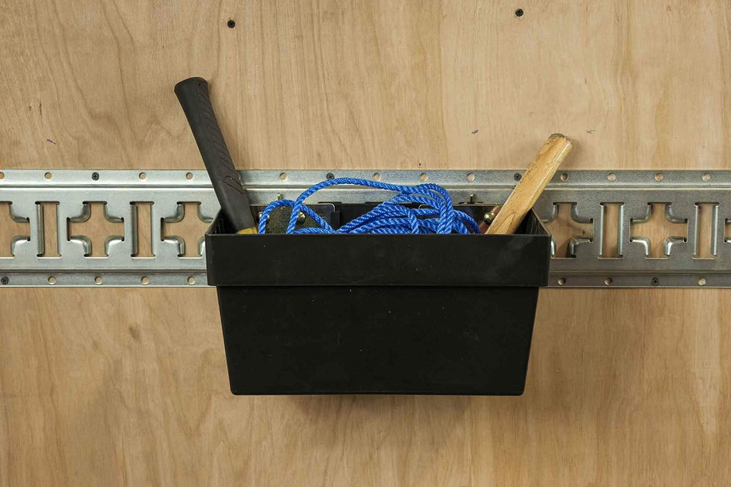 Heavy Duty E-Track Storage Bin Pack of 2 Y690