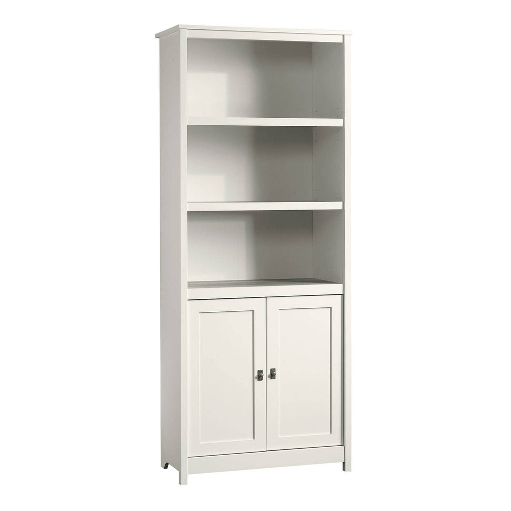 Soft White Library with Doors S142878