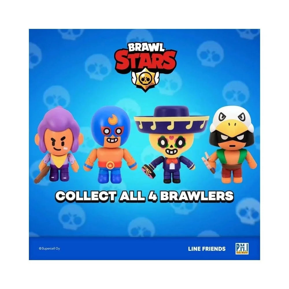 Brawl Stars Bo and Poco Action Figures Guitar Bow Fighter Brawler Set I4586