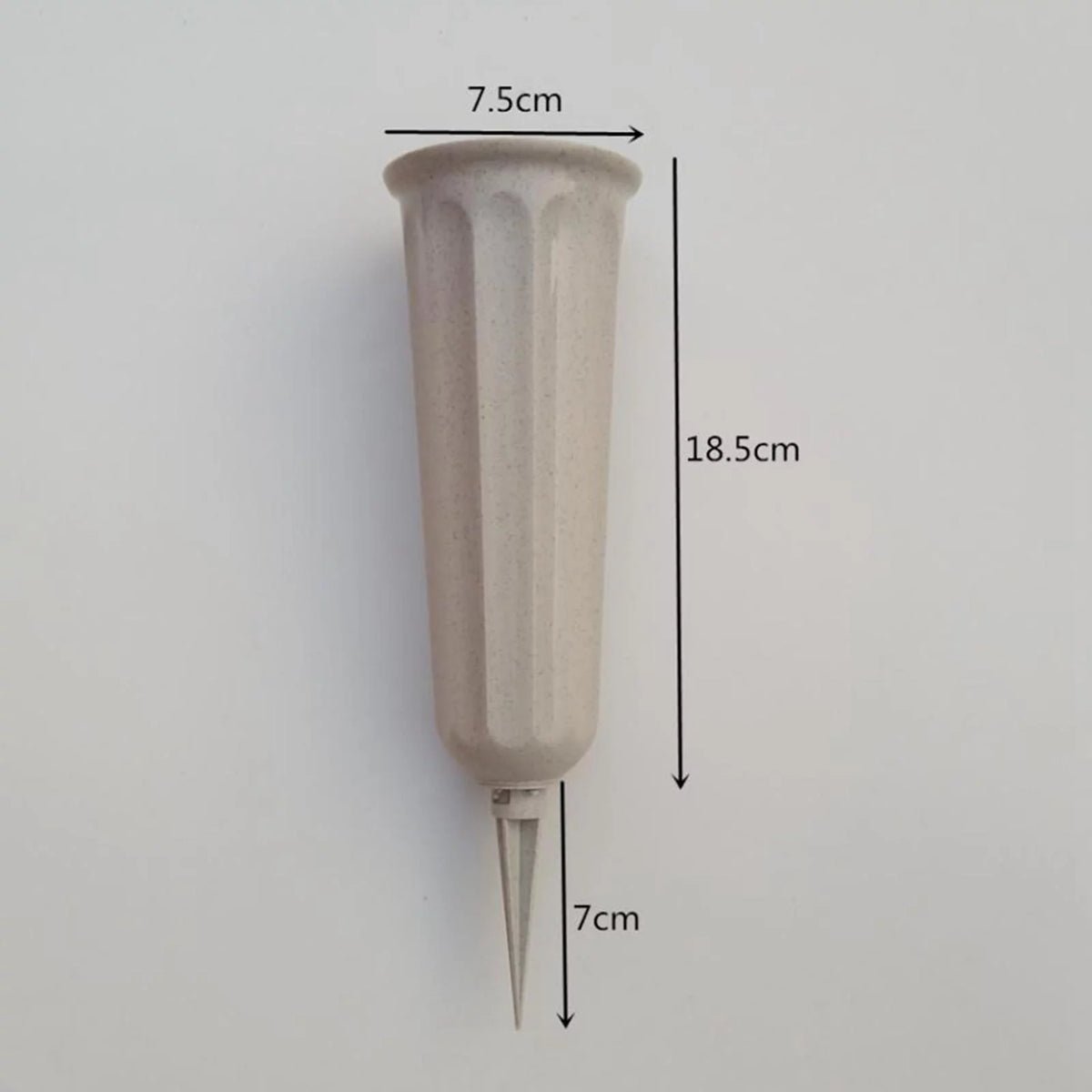 26cm Fluted Flower Vases Stake K513