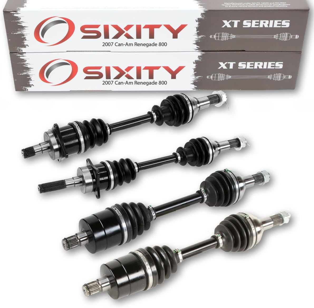 2007 Front Rear Left Right Axles XT Four Driver Passenger EFI Complete Side P156