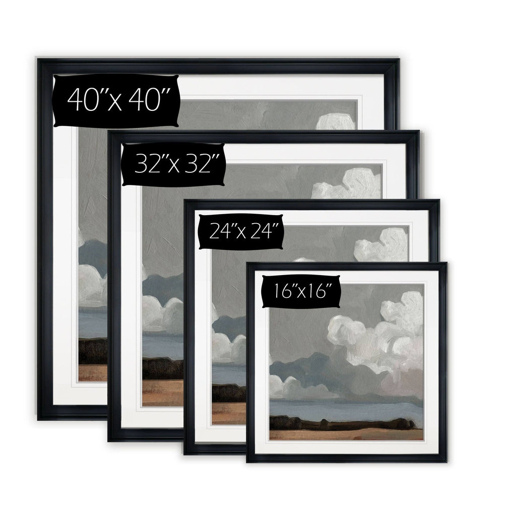 Framed Giclee Print 28x28 K5300