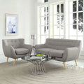 Light Gray 2 Piece Living Room Set B325724