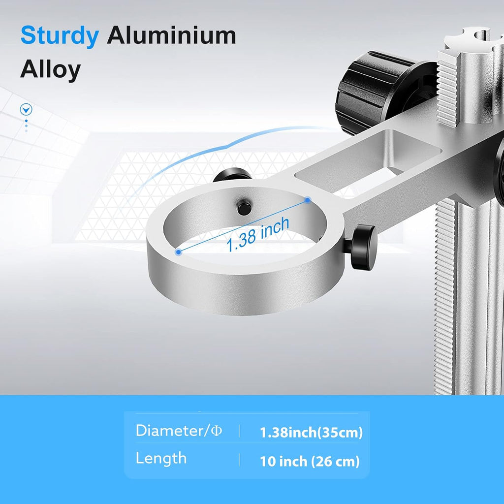 Microscope Base Stand, Aluminum Alloy, Pack of 2 C157