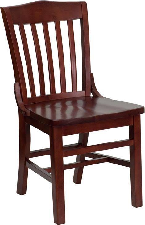 Mahogany Wood Restaurant Chair and Barstool L231