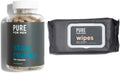 Vegan Fiber Supplement 120 Capsules and Micellar Aloe Wipes 48 Count M949879