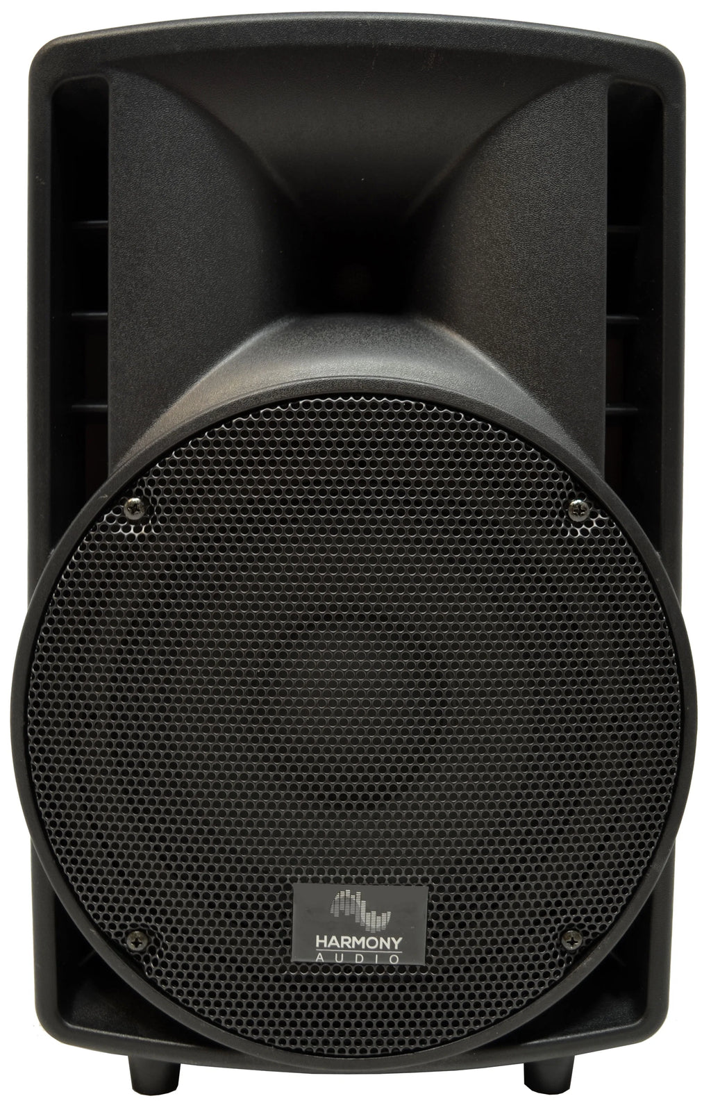 8" Pro DJ Powered 300W PA Speaker Pair with Tripod Stands & XLR Cables X9916