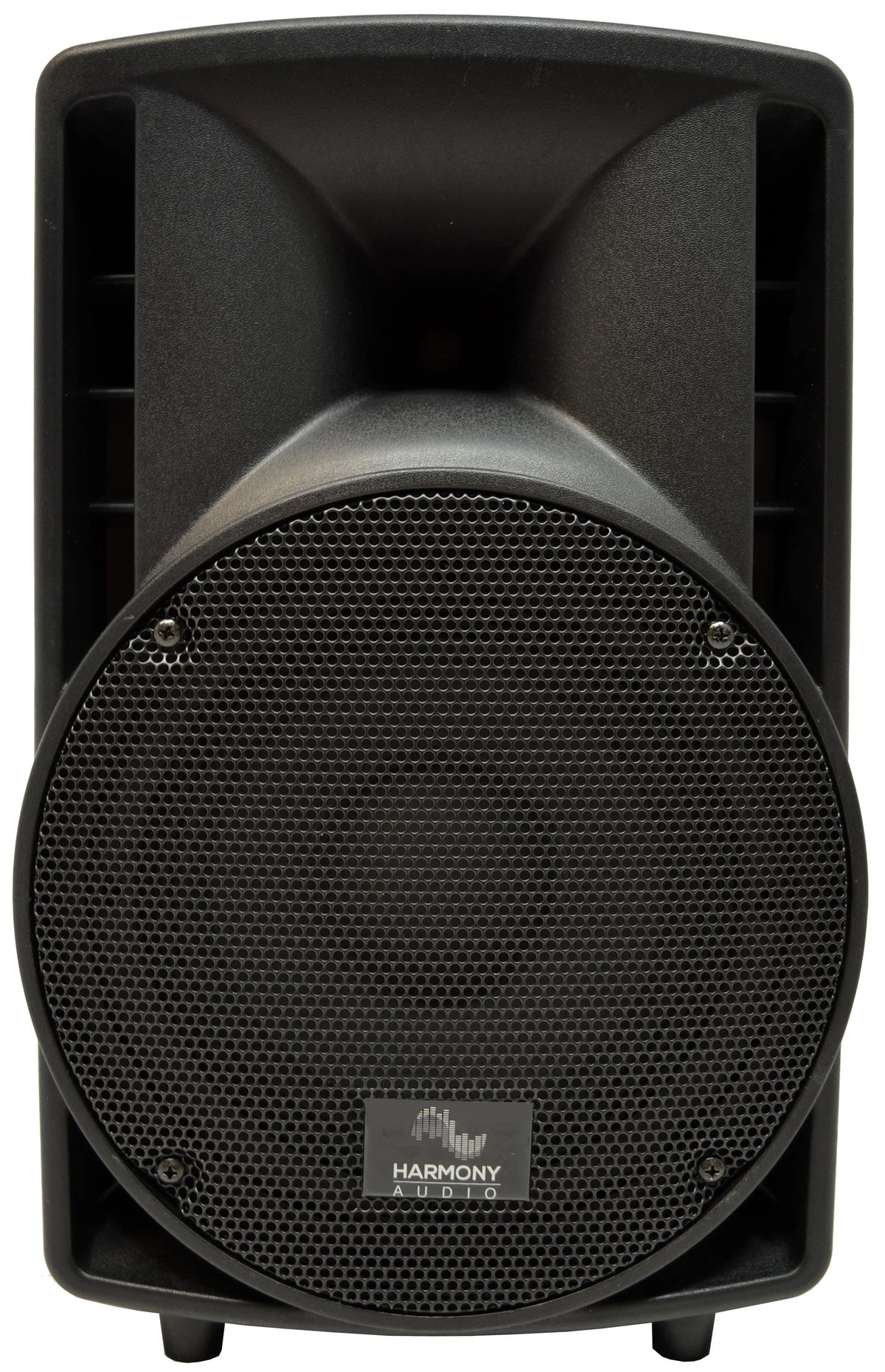 8" Pro DJ Powered 300W PA Speaker Pair with Tripod Stands & XLR Cables X9916