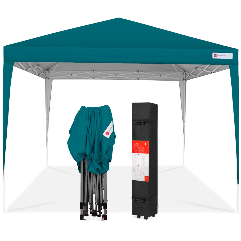 10x10ft Dark Gray Pop Up Canopy Tent with Carrying Bag G12972