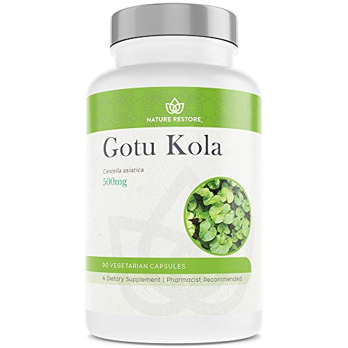 Gotu Kola Extract Supplement 90 Capsules Non GMO Gluten Free Vegan P7444