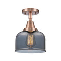 Antique Copper 8 inch Flush Mount Light Z909