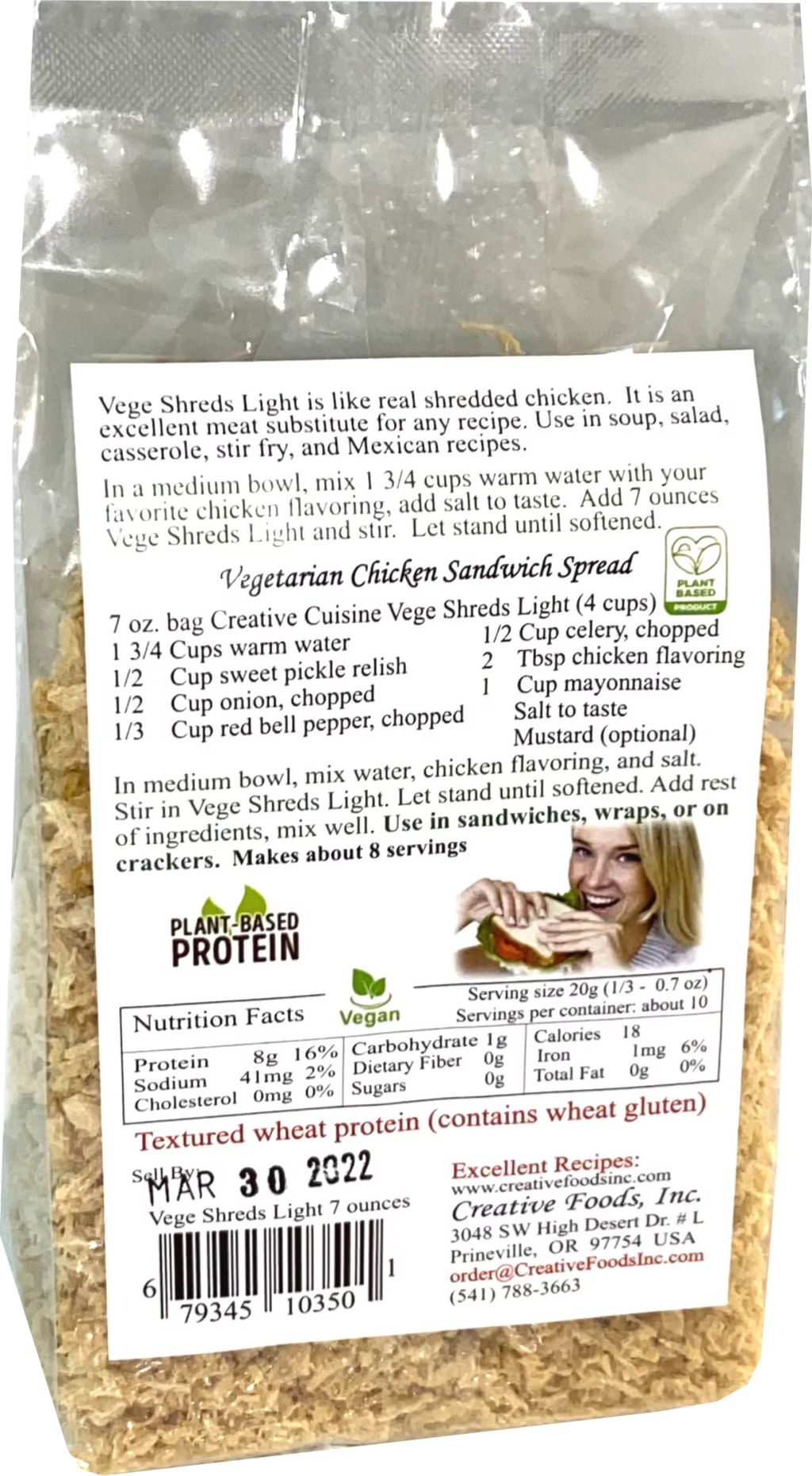 Mixed Light & Dark Vege Shreds 12 - 7 oz. bags S738479