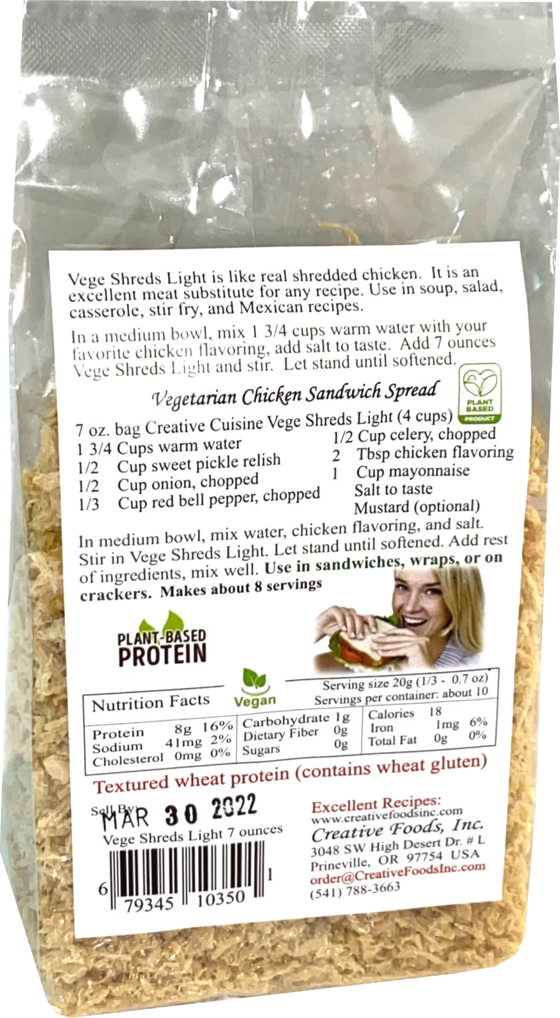 Mixed Light & Dark Vege Shreds 12 - 7 oz. bags S738479