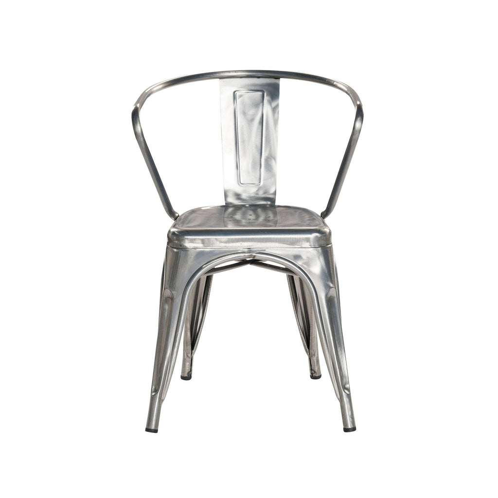 Metal Industrial Stackable Dining Chair (Set of 4) V9708