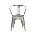 Metal Industrial Stackable Dining Chair (Set of 4) V9708
