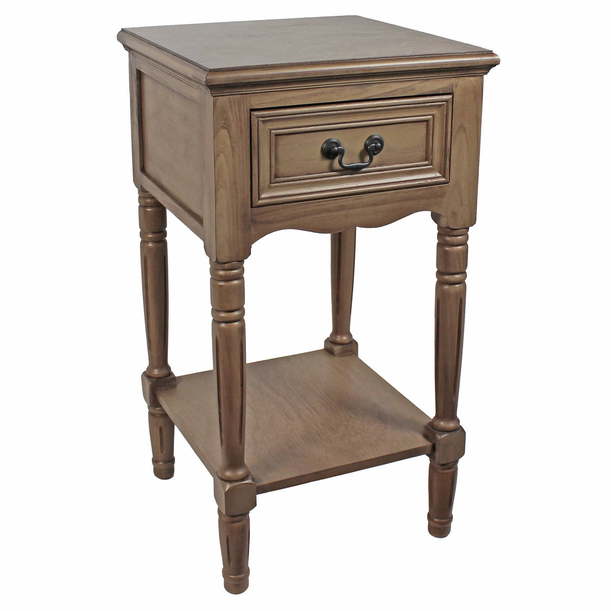 Antiqued Solid Wood Night Stand H815530