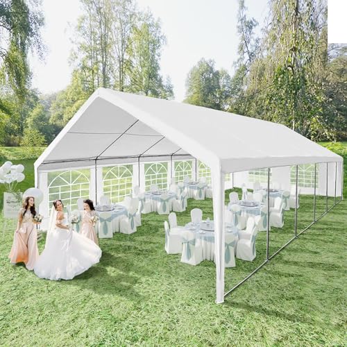 20x40Ft Heavy Duty Outdoor Canopy Tent with Storage Bags Q662