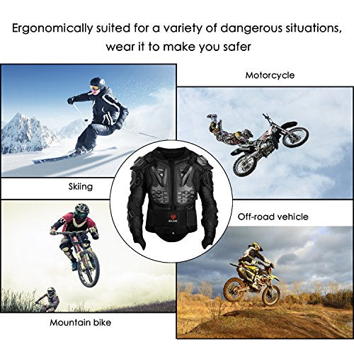 Motorcycle Protective Jacket with Full Body Armor P454