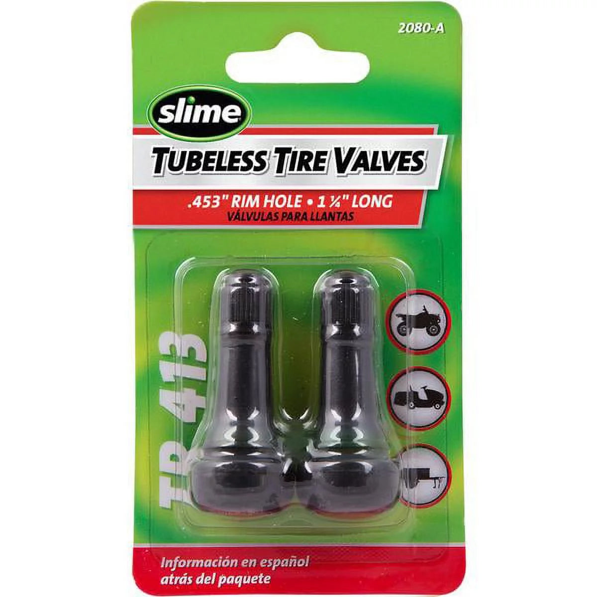 Black Rubber Tubeless Tire Valves O3412