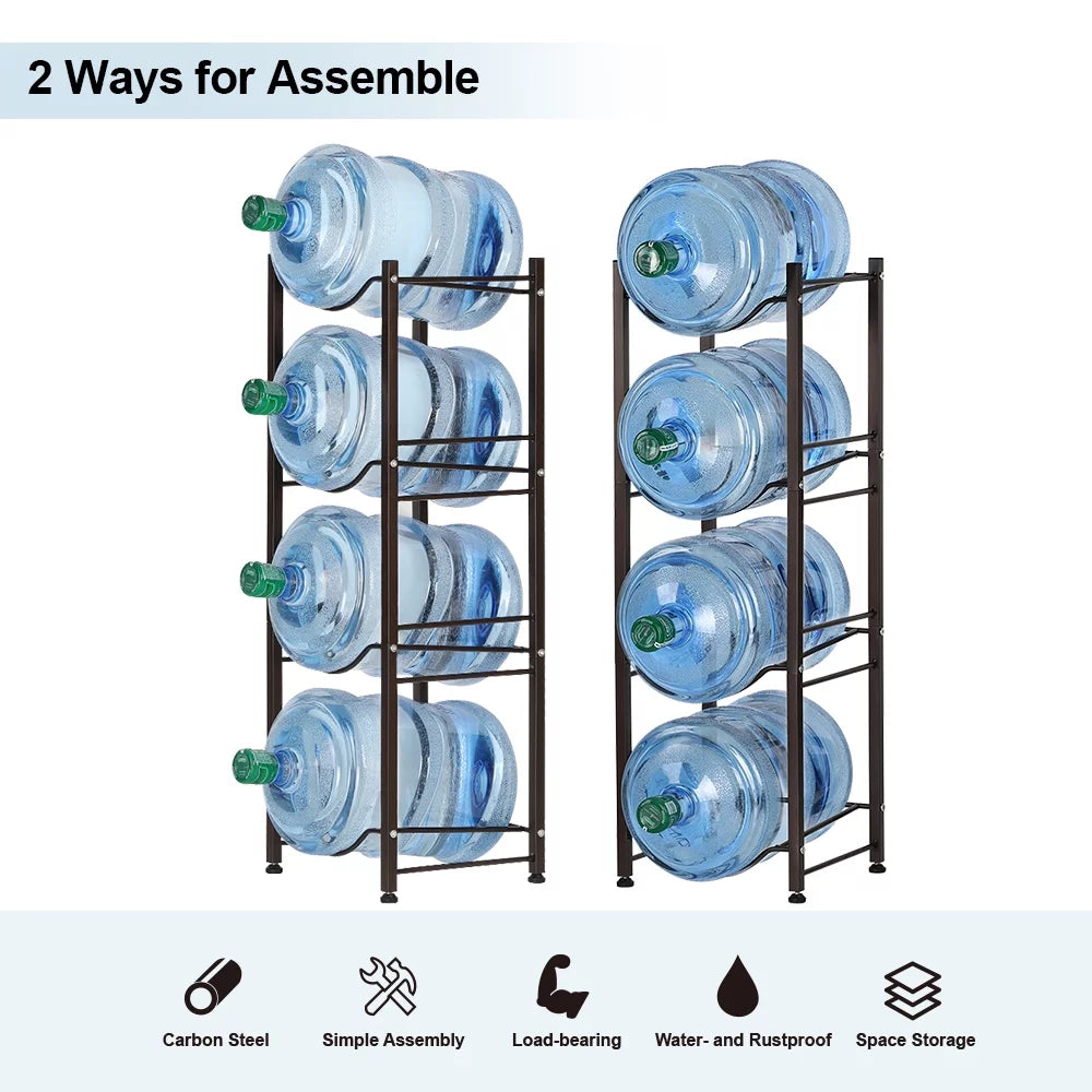 4-Tier Water Bottle Holder Storage Rack H661634