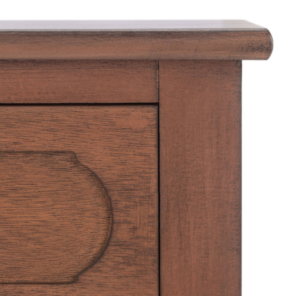 Brown 2 Drawer Console Table Q647