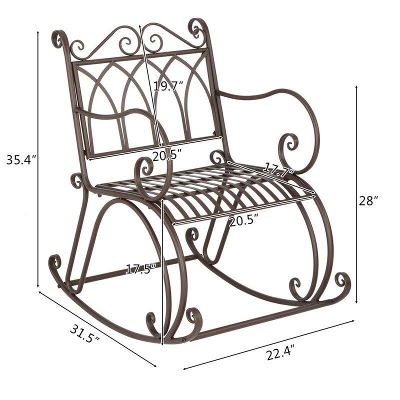 Iron Rocking Chair L3152