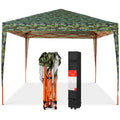 10x10ft Dark Gray Pop Up Canopy Tent with Carrying Bag G12972