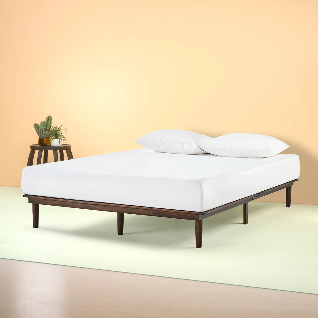 Queen Size Wood Platform Bed Frame S255