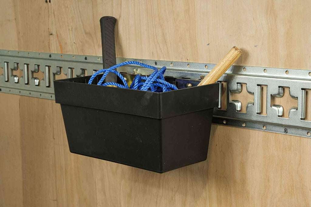 Heavy Duty E-Track Storage Bin Pack of 2 Y690