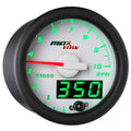 White and Green Tachometer Gauge F1242