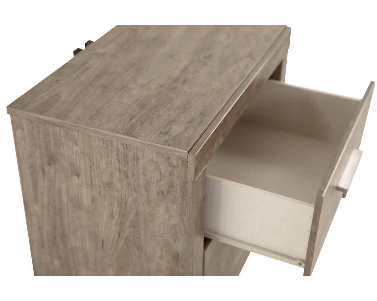 Gray 2 Drawer Nightstand N60973